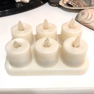 Fake candles pack of 6